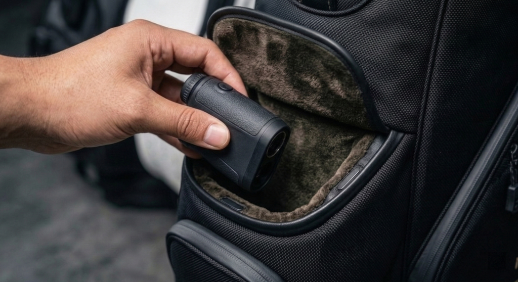 Advanced magnetic pocket design and utility features on the best golf bag