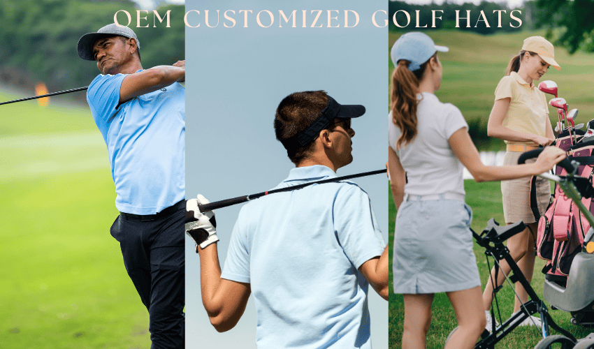 OEM Customized Golf hats