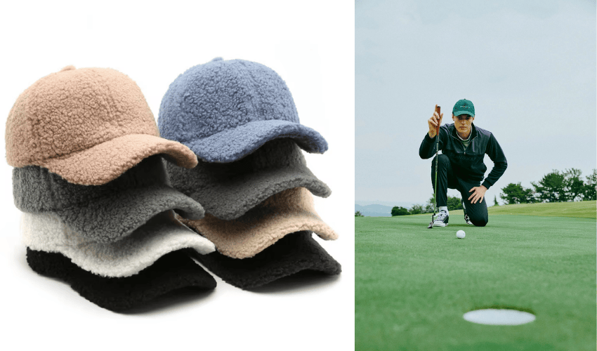 Golf hats for autumn and winter